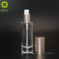 New trend product 60 ML glass bottles boston square foundation screw container